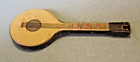Vintage Cracker Jack Tin Litho Banjo Musical Instrument Premium Prize Toy 2 25 