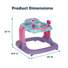 Ready Set Walk Dx Baby Walker Adjustable Developmental Walker With Music Toys