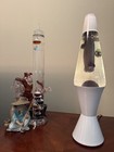 Lava Lite Lamp Vintage Rare 1990   s Princess White   Black 1997 16 5    Original