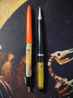 Vintage Stripper Naked Lady Floaty Pen   Pencil Made In Denmark