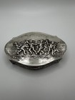 Antique 1600s Augsburg German   Hanau 800 Silver Cherub Repousse Jewelry Casket