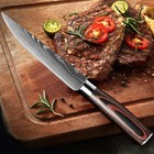 6 Piece Stainless Steel Steak Knife Sharp Professional Kitchen Chef Knives Set