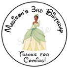 Princess Personalized Custom Thank You Seals Labels Stickers Party Favors