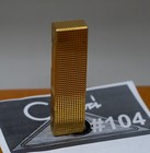 Colibri Of London John Sterling Lighter-gold Checks hobnail  104-needs Servicing