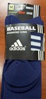 Adidas Navy Blue Baseball Over The Calf Socks Medium 2 Pair Free Shipping