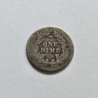 1889 Liberty Silver Dime 10c -  good Coin  - Free Shipping