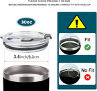 2 Pack Replacement Lids For 30 40 Oz Tumbler Flip Lid Spill Proof Fits Yeti Cup