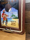Vintage Captain Morgan Coconut Rum Bar Mirror Nautical Cleat Wood Pub Sign Read