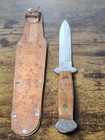 Vintage Edge Brand 403 Pro Thro Throwing Knife Dagger Solingen Germany Sheath