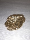  3 Vintage Victorian Style Solid Brass Hands Ashtray   Trinket Dish  552g