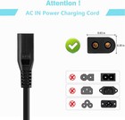 6ft Ul Cert Power Cord E328760 Rs-02 7a 125v 2 Prong Polarized Square Round Plug
