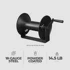 Master Mechanic 3 8  X 100  Steel Open Air Compressor Hose Storage Reel  Black
