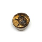 Antique Victorian Novelty Trembler  Turtle Single Cufflink Cuff Button 1880