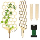 Wood Trellis For Climbing Plants Indoor   Outdoor - 2 Pack 18  Modern Honeyco   