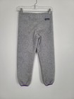 Vintage Patagonia Fleece Pants Kids Size 8 Made Usa Gray Girls Boys Warm Winter