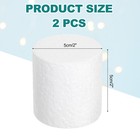 2 Pcs 2  X 2  White Round Foam Cake Dummy Fake Cake Circles Dummies
