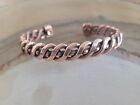 Pure Copper Bracelet Heavy 40 Gr Solid Copper Arthritis Pain Therapy Cuff Bangle