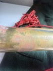 Vintage Rexcraft Boy Scouts Official Brass Bugle 17    Mouthpiece Cord Bag