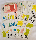 Vtg Risk 1959 Board Game Replacement Army Pieces   Cards Parker Brothers Wood
