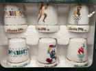 1996 Atlanta Olympic Games Thimble Collection  six  In Box Official License