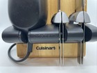 Cuisinart Electric Knife Cek-40 Stainless Steel Blades Butcher With Block Stand