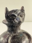 Unusual Antique Fox Dog Vase Jug Native American Indian Handmade