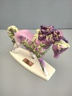 Horse Of A Different Color Lavender Morning Glory Le45 10000 Porcelain  flaws 