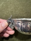 Vintage Tane Mexico Sterling Silver Bowl Dish With Double Bird Handles