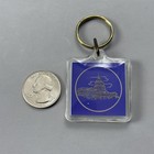 United States Senate Capitol Building Travel Souvenir Keychain Key Ring  52342