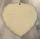 Vintage Brown Bag Cookie Art Mold Heart Lattice 1988 Hill Design