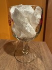 Dr Pepper Be A Pepper 1977 Clear Glass Goblet 16 Oz Soda Rare 