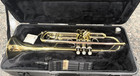 Bach Tr500 Student Model Bb Trumpet With Case   Adl Bach 7c Mouthpiece Near Mint