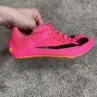 Nike Zoom Rival Sprint Track Spikes Shoes Pink Dc8753-600 Men s 7 5