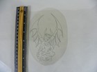 Vintage Acetate Stencil  devil Rising   Tattoo Stencil 