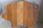 Vintage Wooden Pig Shaped Cutting Board
