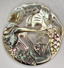 Vintage Mother Of Pearl Mermaid Thread Keep Sewing Quilting Needlepoint