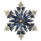 Luxury Snowflake Brooch Pin- Crystal Rhinestone Christmas Jewelry Gift For Women