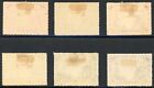 Rhodesia 1905 Victoria Falls Cpl Scott  76-81 Mint Vf xf Original Gum Hinged     