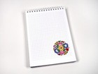 Polish Note Pad A5 70-page 5 5    X 7 5    Opole Flowers Traditional Folk Art New