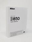 Nikon D850 Instruction Owners Manual D850 Book  New