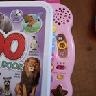 Leap Frog 100 Animals Book Pink Spanish And English Tested
