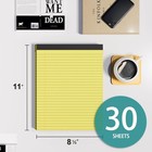 6 Legal Pads 8 5 X 11    2 Packs Of 3 Each  Note Pads Writing Pads  Wide Ruled