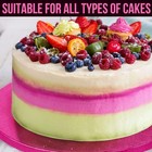 Cake Boards - 4 Pack  12 Inch  Pink - Reusable Round 4 12 