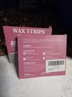 Body Wax Strips 80pcs And 2 F  n  sh W  pes For Smooth Skin  2 Packs