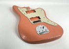 Mjt Jazzmaster-style Guitar Body   Watermelon Pink Aged Nitrocellulose Finish