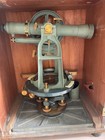 Antique Vintage K e Keuffel   Esser Surveyors Transit Compass New York Wood Case