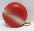  Duncan Tournament Yo-yo 1960 s Wood Wooden Red W  White Stripe Vintage Yo Yo