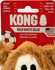 Kong Wild Knots Bear Medium Team Usa Squeaky Plush Dog Toy 10 