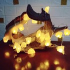 Himalayan Salt String Light  Natural Hand Carved Salt Crystal Light Release N   