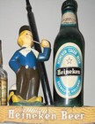 Vintage Heineken Beer Dutch Boy Bar Pobar Decor  Approx 18    High  Chalkware
